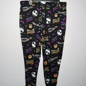 Women's Disney Tim Burton Nightmare Before Christmas Pajama Pants Size XL